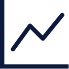 Business Analyst logo that contains graph and upward line